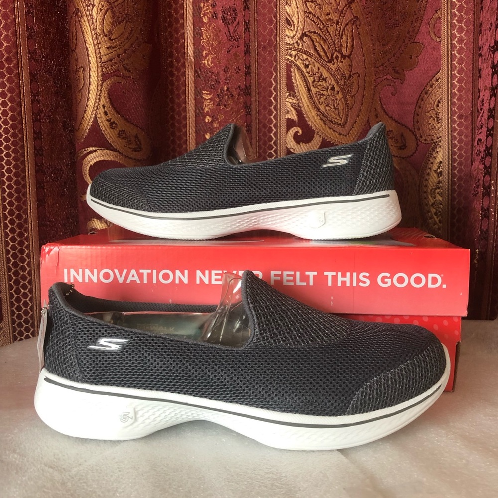 Skechers Go Walk 4, Charcoal (10)